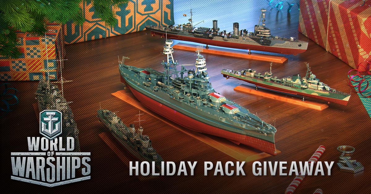 Christmas deals and giveaways for World of Warships World of Warships