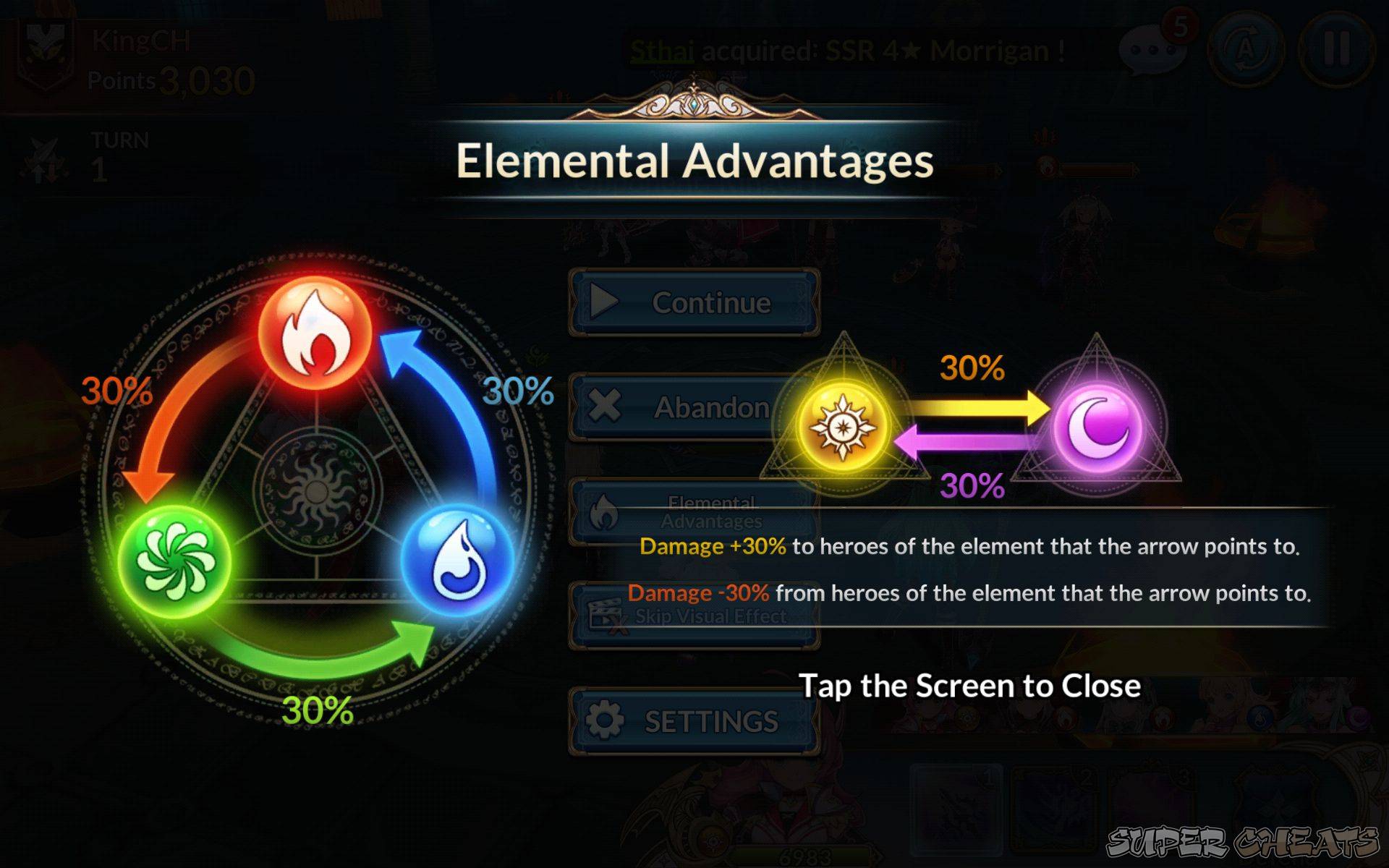Elemental Advantages Knights Chronicle