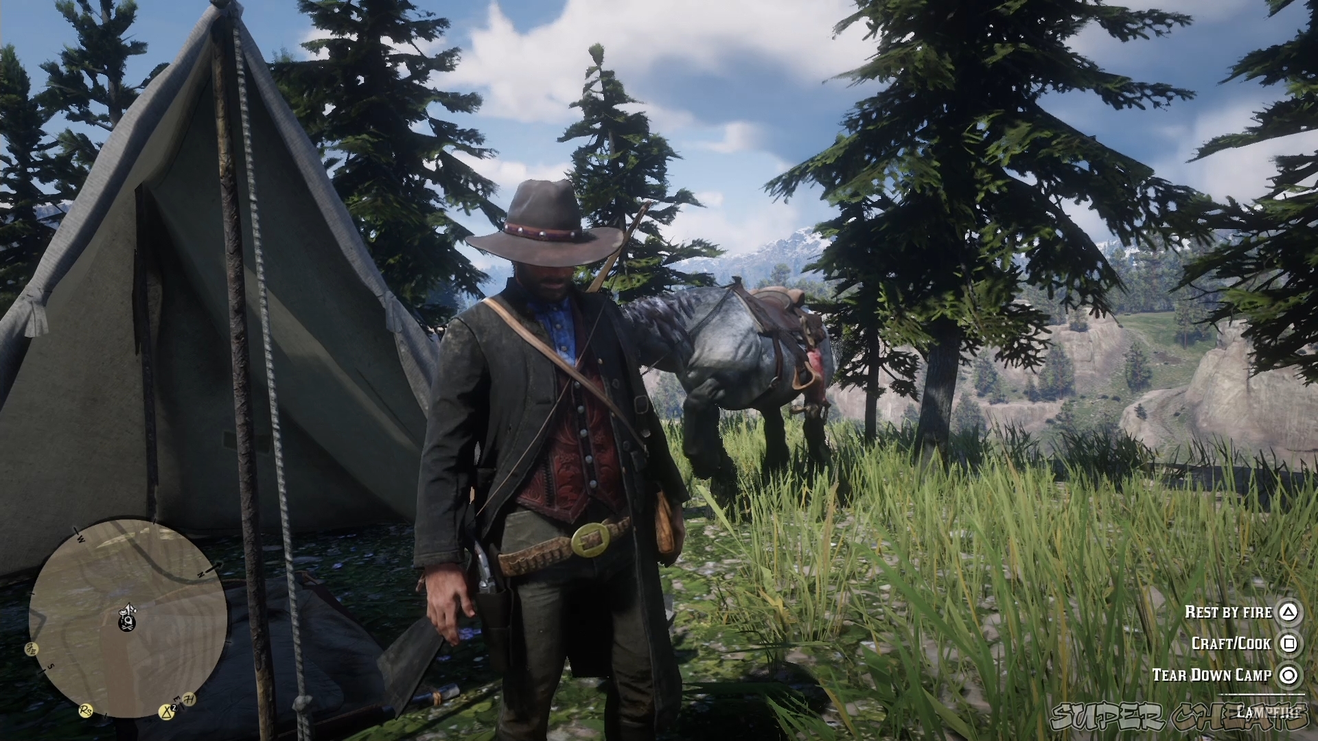 red dead redemption 2 travel to camp