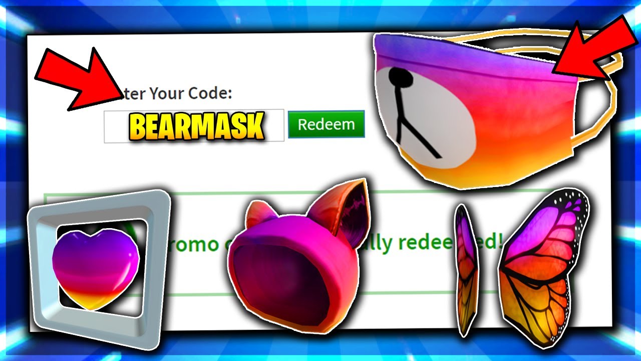 Printable Roblox Bear Mask