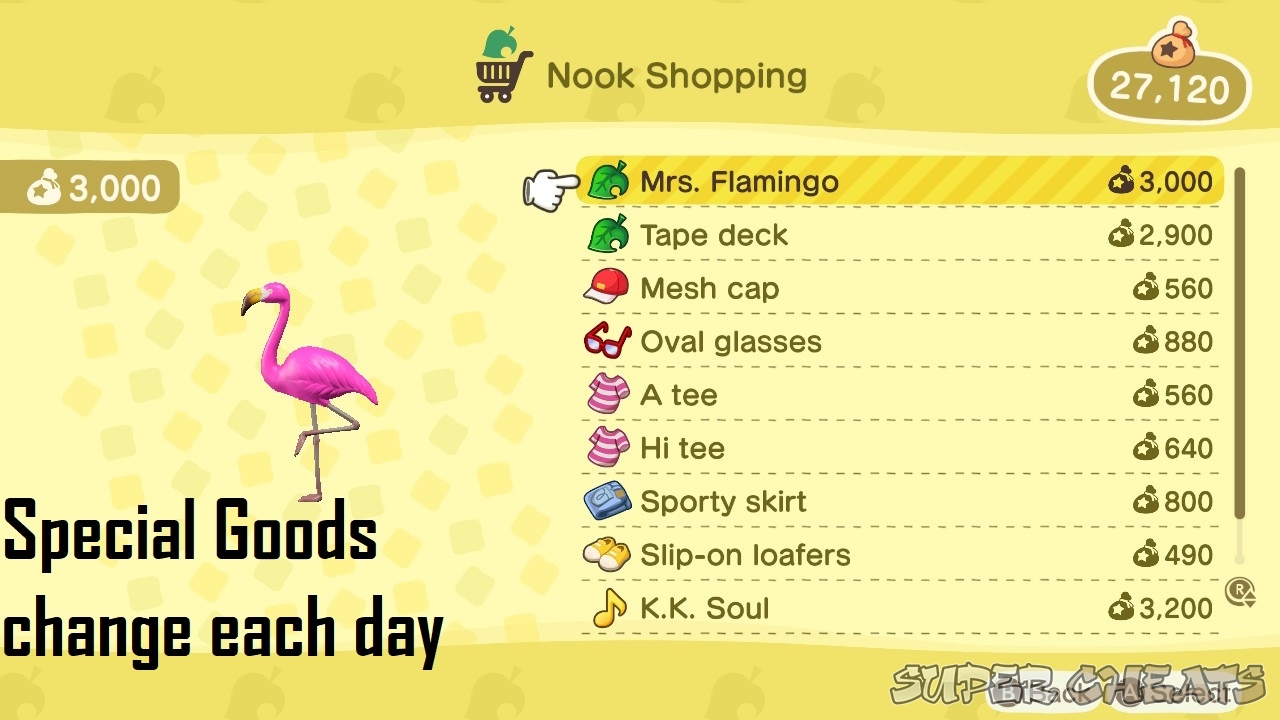 Nook Shopping Animal Crossing New Horizons