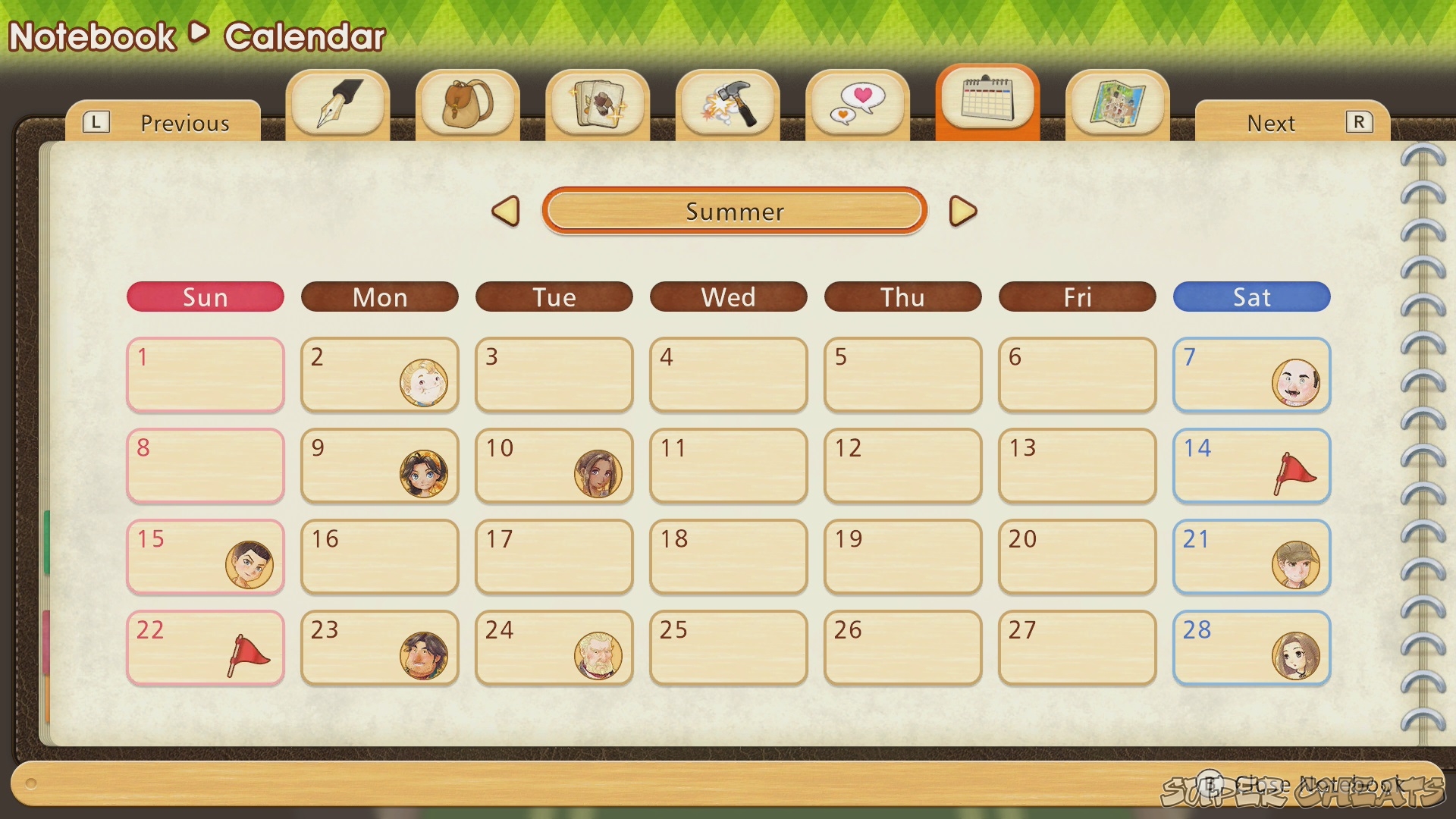 Resident List and Gift Guide Story of Seasons Pioneers of Olive Town