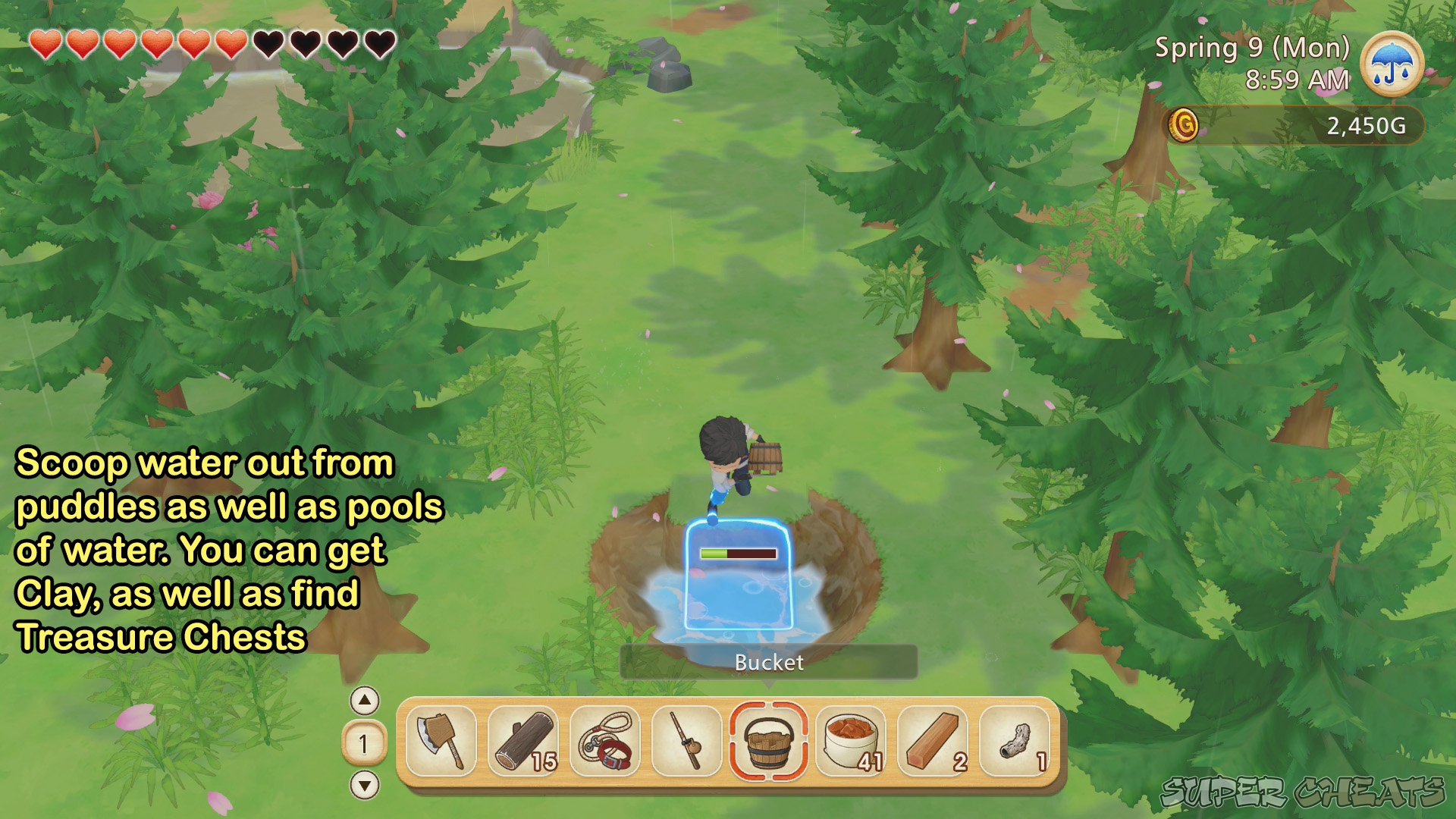 Bucket Story of Seasons Pioneers of Olive Town