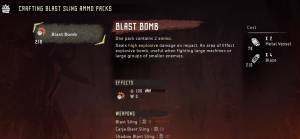 Blast Sling Ammo Horizon Zero Dawn - sticky bomb roblox