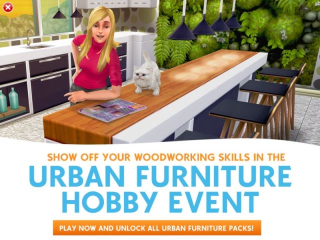 Urban Furniture Event - The Sims FreePlay