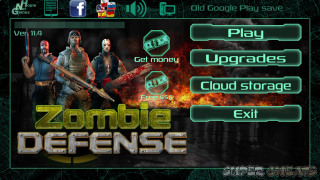 Main Menu - Zombie Defense