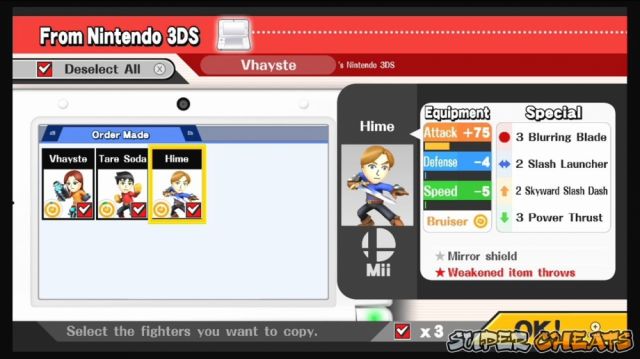 Connecting to your 3DS - Super Smash Bros. for Wii U