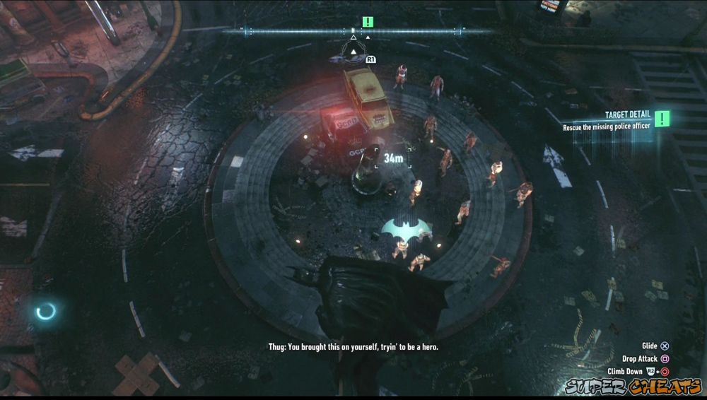 Batman Arkham Knight Car On Roof