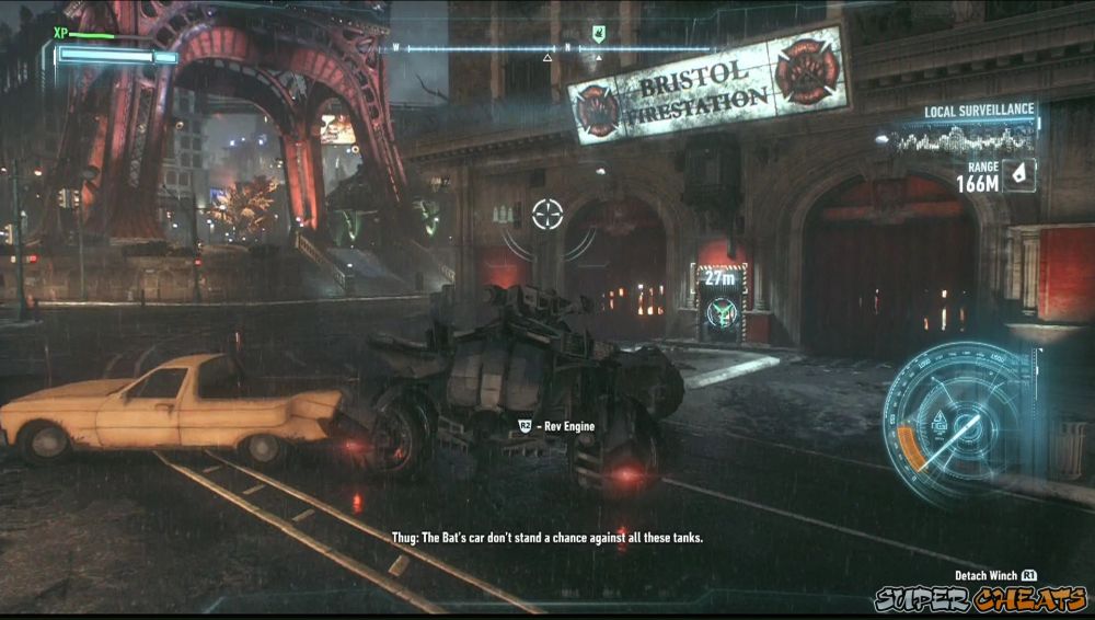 Gotham on Fire Batman Arkham Knight