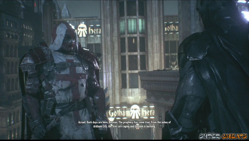 Batman Arkham Knight Car On Roof