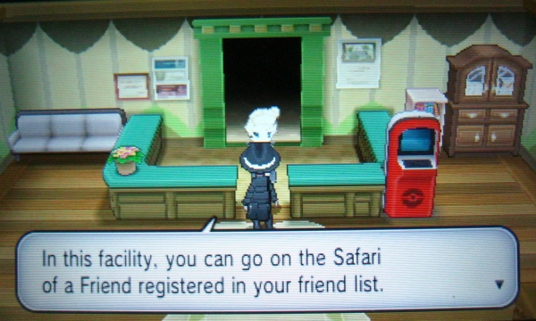 how does friend safari work pokemon x