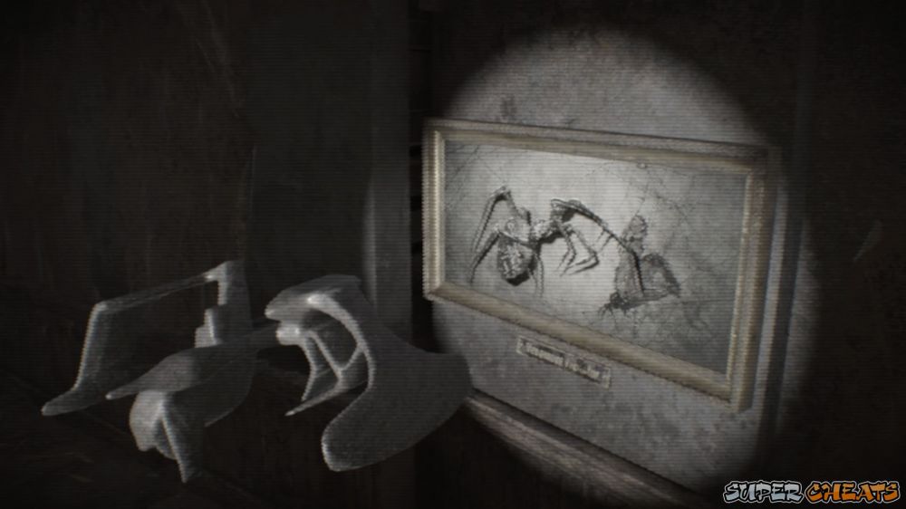 3 Dog's Heads, Clock Pendulum, Sky Hunter Puzzle Resident Evil 7