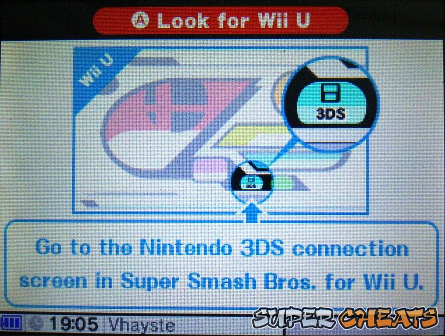 Connecting to your 3DS Super Smash Bros. for Wii U