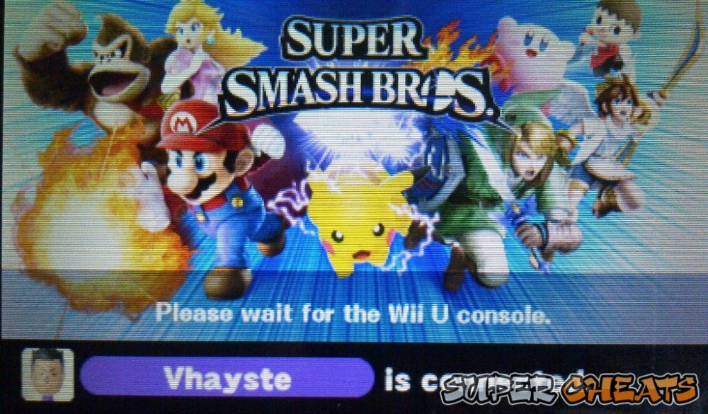Connecting to your 3DS Super Smash Bros. for Wii U