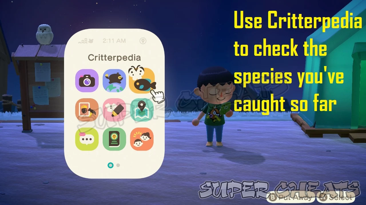 Critterpedia - Animal Crossing: New Horizons