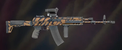 Medium range assault rifle, medium to high stopping power based on caliber. Used by Spetznaz, Capacity: 30 Medium range assault rifle, medium to high stopping power based on caliber. Used by Spetznaz, Capacity: 30