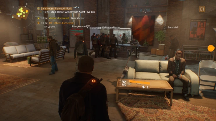The safe house is a public area The safe house is a public area