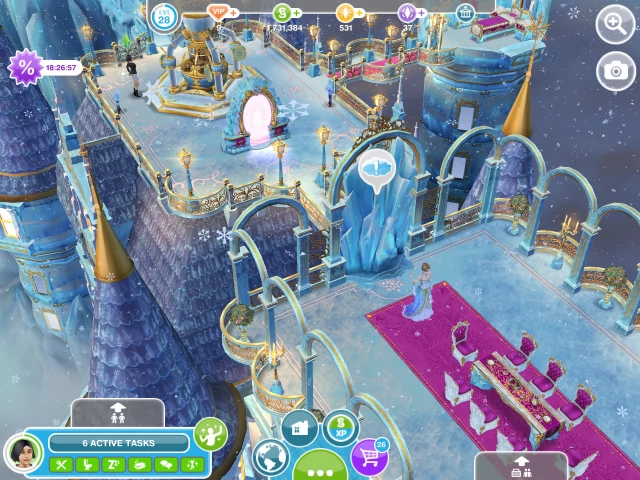 The Sims FreePlay - Ice Palace (Original design) 