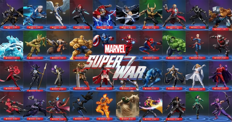 Marvel Super War Character Guide
