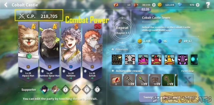 Team Combat Power