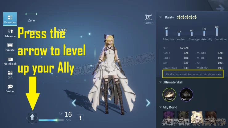Ally Stats