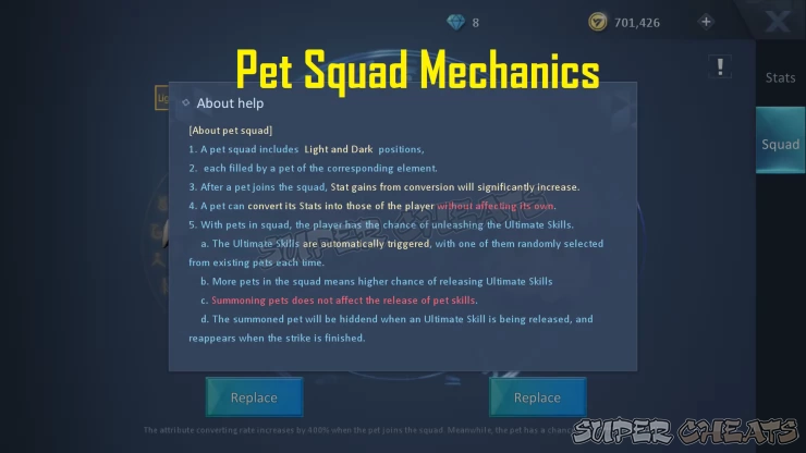 Pet Squad Mechanics