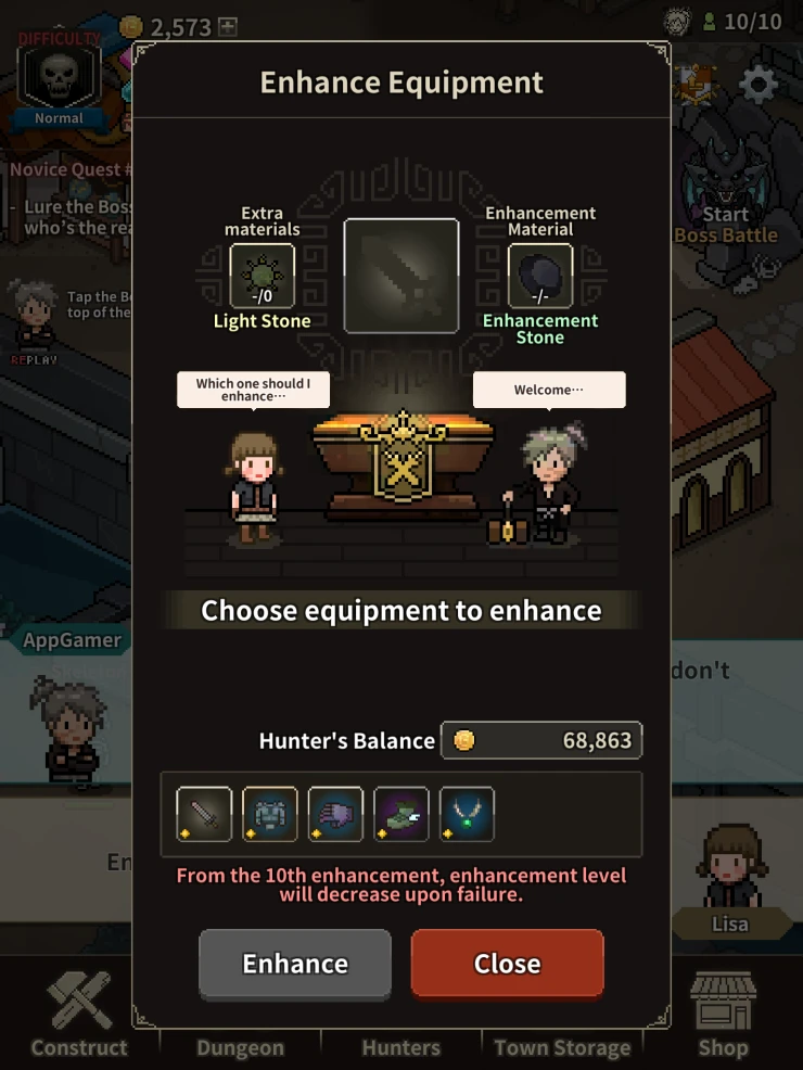 Enhancement Forge - Improve your Weapons and Armor Enhancement Forge - Improve your Weapons and Armor