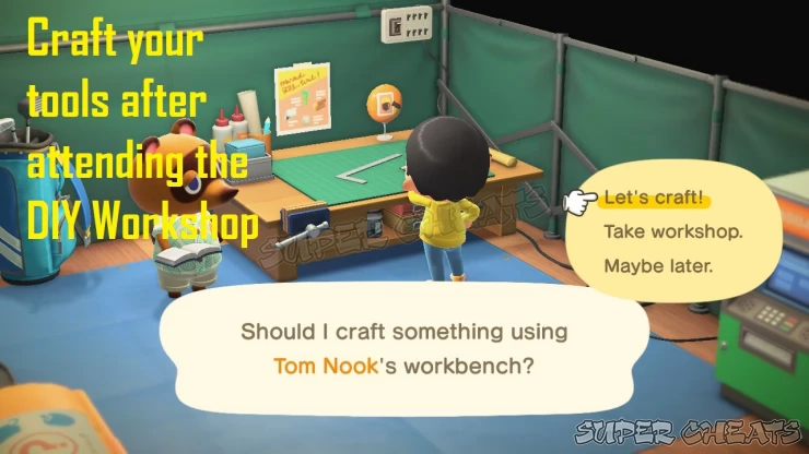 Crafting using the Work Bench