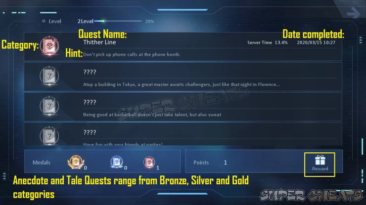 Mission List and Interface