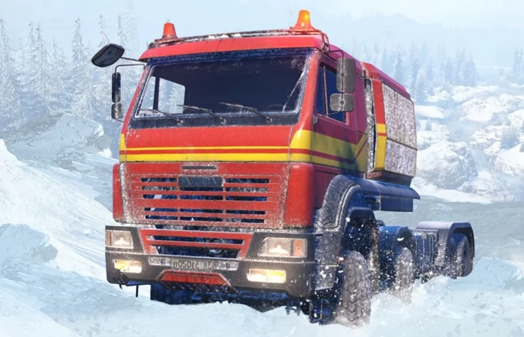 Azov 64-131 in SnowRunner