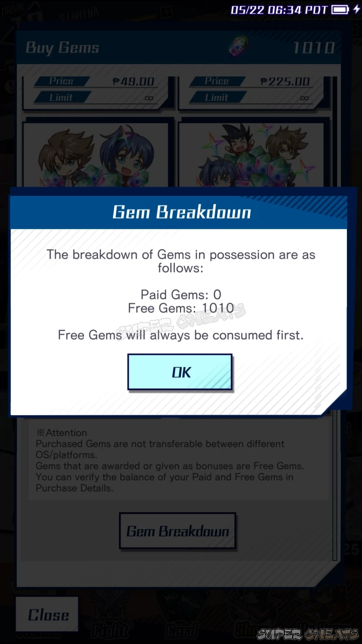 Gem Breakdown
