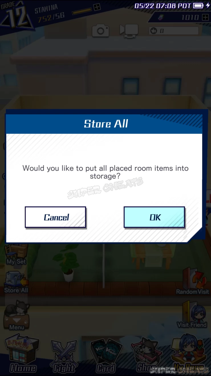 Storing all furniture