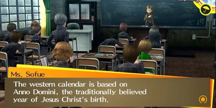 Persona 4 Golden Classroom Answers