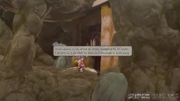 A door will be sealed, you can go back to this later on in the story