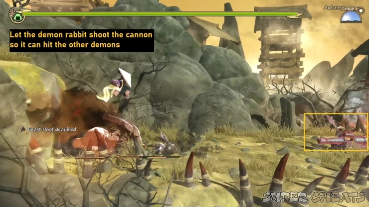 Defeat enemies with the cannon Defeat enemies with the cannon