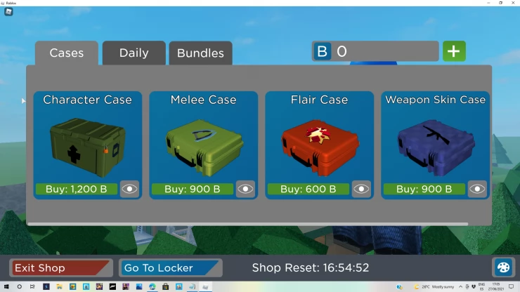 What are Cases in Roblox Arsenal