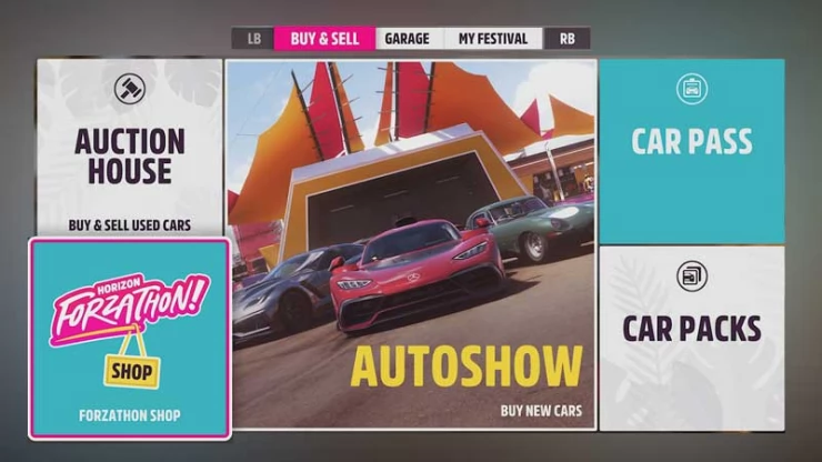 How to Buy Cars in Forza Horizon 5