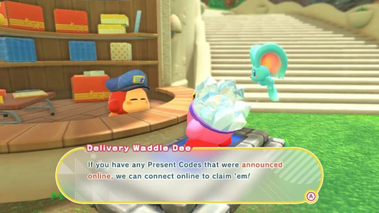 Kirby and the Forgotten Land Present Codes Guide