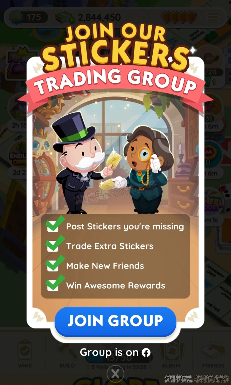 Join trading communities to help complete your collection