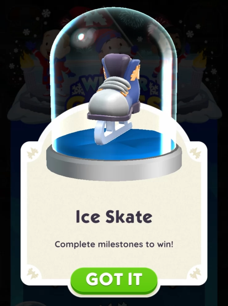 All Winter Games Milestones and Rewards Listed in Monopoly Go