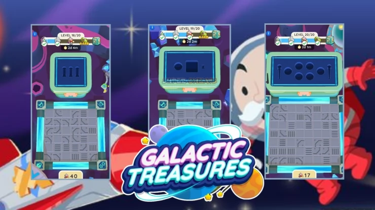 Galactic Treasures Level 18 Level 19, Level 20