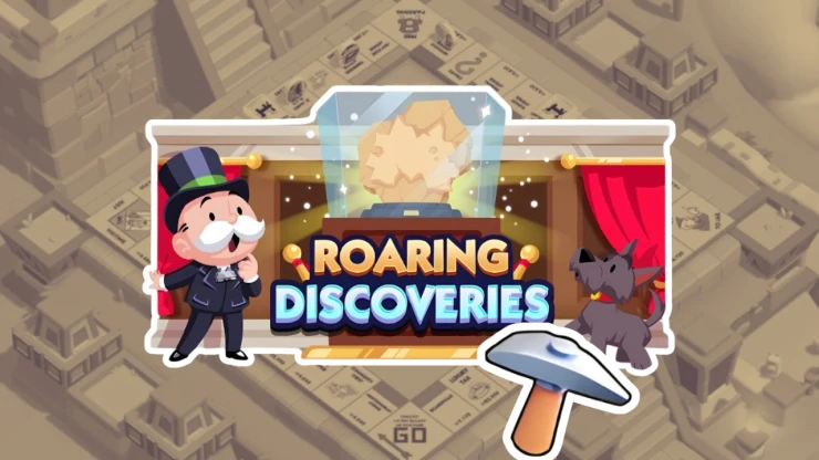 Monopoly GO All Roaring Discoveries milestones - August 10th-12th