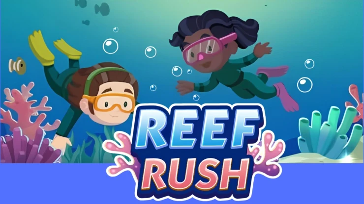 Reef Rush rewards and milestones for Monopoly Go 