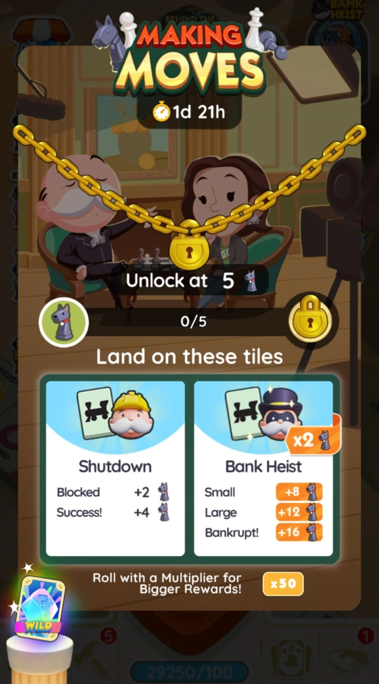The points system for this tournament plus image of the wild sticker