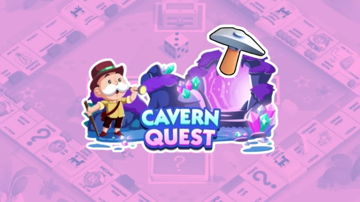 Monopoly Go Cavern Quest rewards and milestones