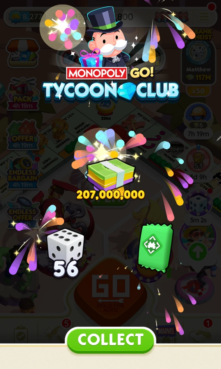 Monopoly Go How to access Tycoon Club on Android Monopoly GO!