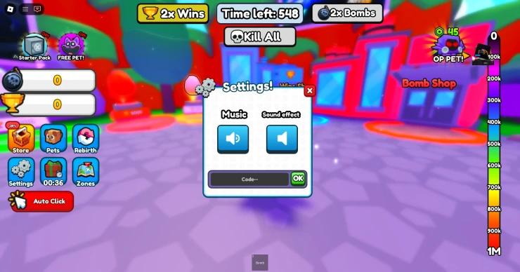 Screenshot by SuperCheats.com. Code Entry Screen