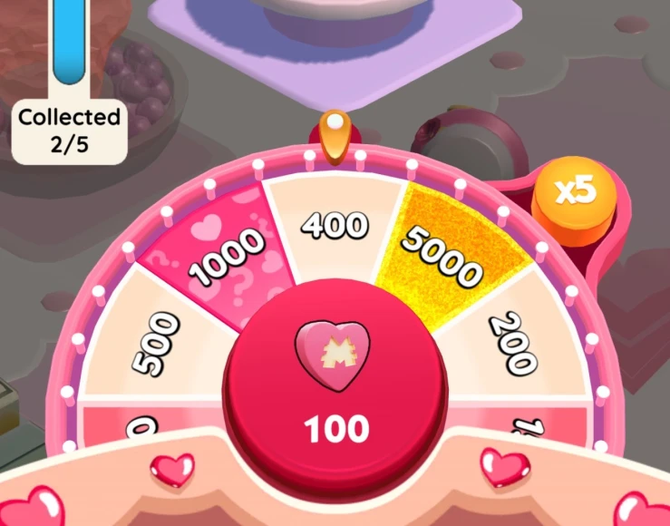 Sweets Partners event wheel