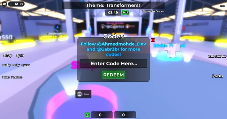 Screenshot by SuperCheats.com. Code Entry Screen