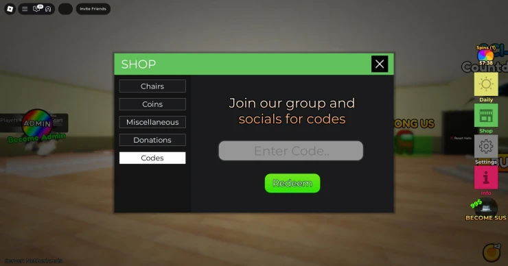 Screenshot by SuperCheats.com. Code Entry Screen